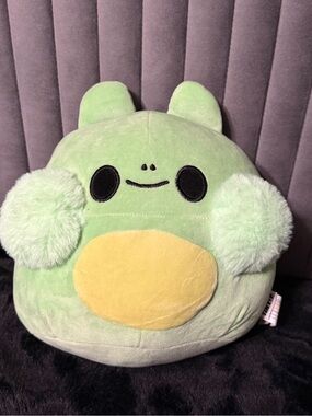 Kenji Yabu Tiny-K Oppy Frog Plush Green Kawaii Stuffed Animal 8” Soft Toy